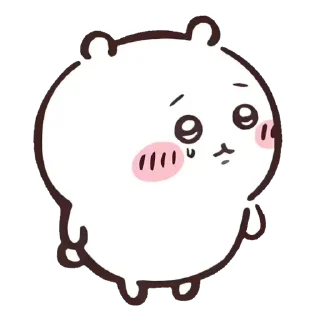 🤍 emoji chiikawa :3 Telegram sticker 7 of 30