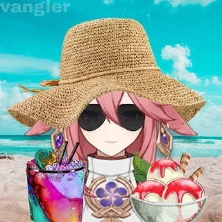 🌺 emoji Яэ мико от Ариши Telegram sticker 16 of 69