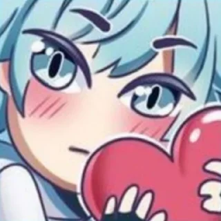 ❤️ emoji Chongyun stikers Telegram sticker 23 of 82