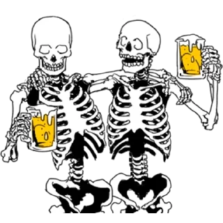 🍻 emoji Skeleton @stickersb2b Telegram sticker 5 of 27