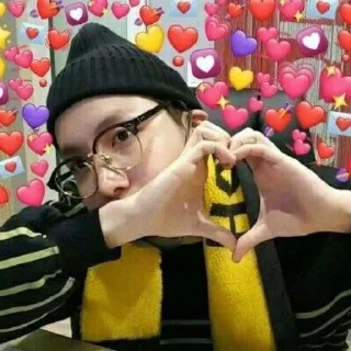 💌 emoji @everytimeIlove стэны Хоби✋🏼🌸 Telegram sticker 7 of 98