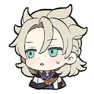 ⭐ emoji Albedo ≈ @wujsed Telegram sticker 7 of 59