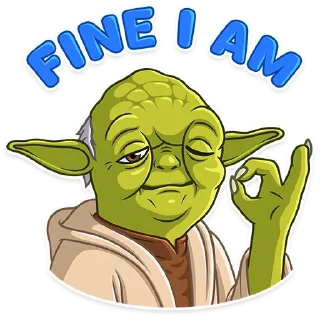 👌 emoji Master Yoda Telegram sticker 14 of 25
