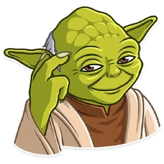 😏 emoji Master Yoda Telegram sticker 19 of 25