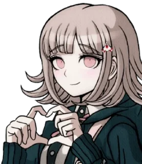 ❤️ emoji 👾Chiaki Nanami🎮 @Asukalsl Telegram sticker 11 of 64