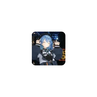 ⛑ emoji Hoshimachi Suisei @BCPATish Telegram sticker 22 of 43