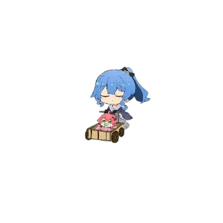 🚗 emoji Hoshimachi Suisei @BCPATish Telegram sticker 23 of 43