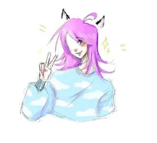 🙈 emoji Лана Telegram sticker 9 of 120