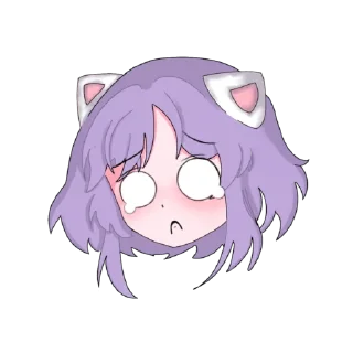 😭 emoji Лана by @meowmeowax Telegram sticker 23 of 25