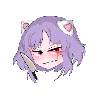 😈 emoji Лана by @meowmeowax Telegram sticker 22 of 25