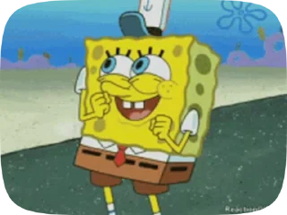 🙃 emoji Спанчбоб Telegram sticker 14 of 40