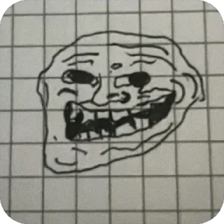 😁 emoji трол фэйс @moesurgee Telegram sticker 18 of 24