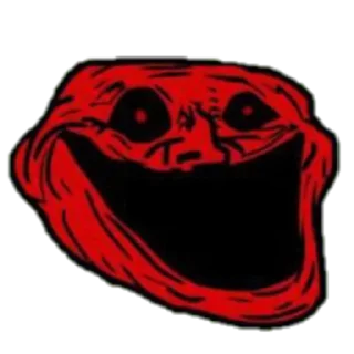 😱 emoji Trollface meme project by Alex Telegram sticker 3 of 17