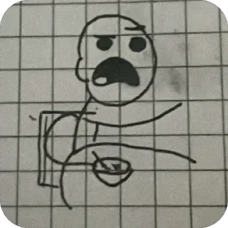 🤨 emoji трол фэйс @moesurgee Telegram sticker 7 of 24
