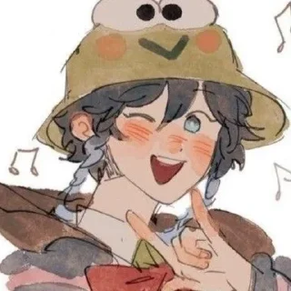 🤟 emoji венти -> @Venti_ru_Gibot Telegram sticker 3 of 45