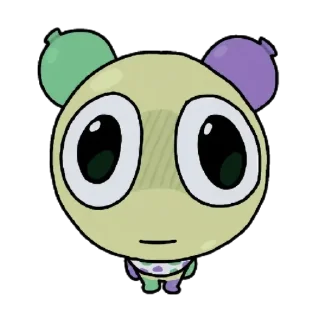 😶 emoji ✨💚 Looey 🟪✨ Telegram sticker 23 of 120