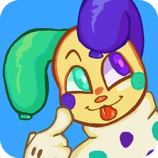 😋 emoji ✨💚 Looey 🟪✨ Telegram sticker 11 of 120