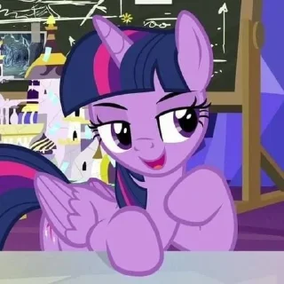 🌟 emoji Twilight Sparkle • @Earth928B Telegram sticker 8 of 45