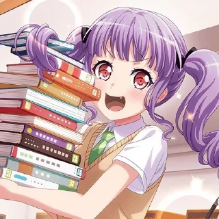 💜 emoji Ako Udagawa★ Telegram sticker 6 of 50