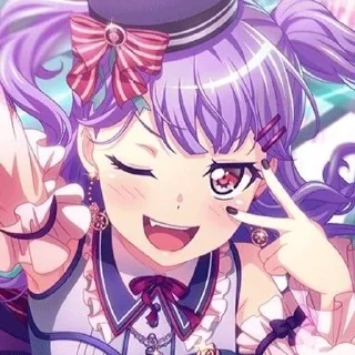 💜 emoji Ako Udagawa★ Telegram sticker 12 of 50
