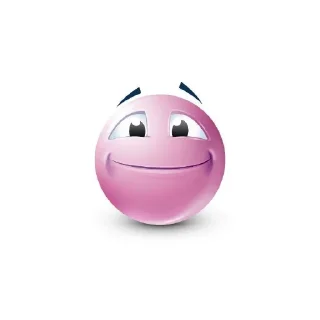 🙂 emoji Розовая Telegram sticker 10 of 27