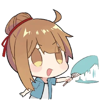 😃 emoji Летняя–тян @nyasticks Telegram sticker 5 of 41