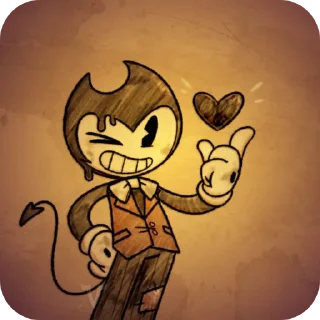🐱 emoji Bendy and Boris (by @Moon_loonun ) Telegram sticker 14 of 120