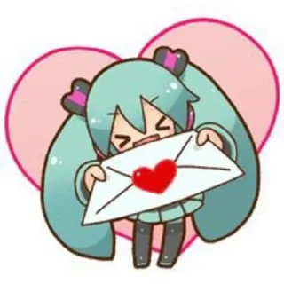 🌟 emoji Miku 01 Telegram sticker 23 of 108