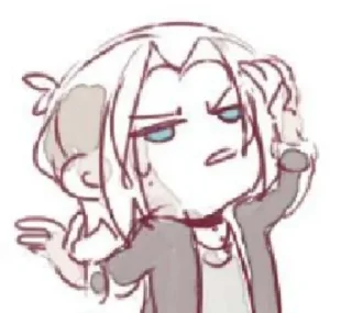 🤨 emoji Манхва от @SandalYecI Telegram sticker 19 of 54