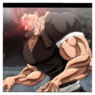 🥴 emoji Yujiro_Hanma Telegram sticker 1 of 11