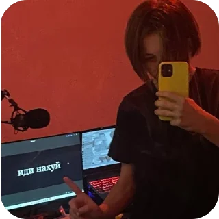 🖕 emoji обсудим и осудим Telegram sticker 22 of 25