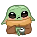 ⏳ emoji Baby Yoda Telegram sticker 14 of 20