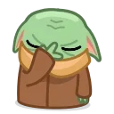🤦‍♂️ emoji Baby Yoda Telegram sticker 20 of 20