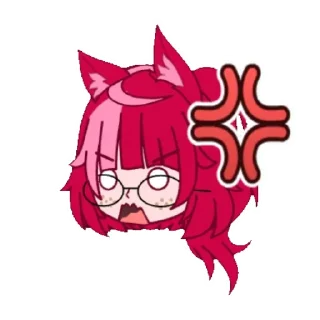 🤬 emoji Милаша Telegram sticker 19 of 39
