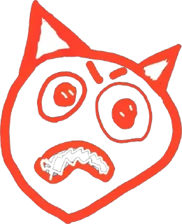 😡 emoji I'm cat Telegram sticker 12 of 19