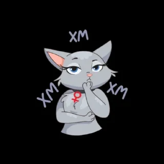🤔 emoji киса Telegram sticker 8 of 18