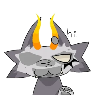 Sticker from Gamzee Cat by @opmFanComic