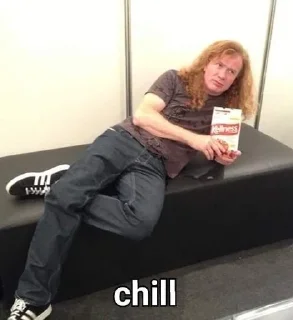 🧡 emoji Dave Mustaine Telegram sticker 3 of 84