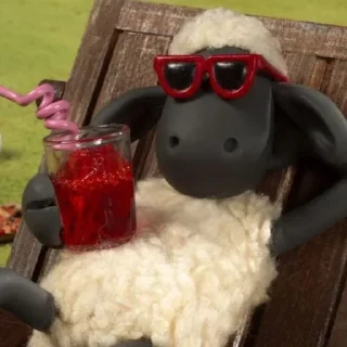 😎 emoji shaun Telegram sticker 7 of 51
