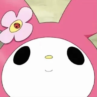 😇 emoji my melody Telegram sticker 9 of 18