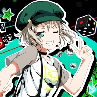 Sticker from @pivasikchan ≈ bandori × p5r