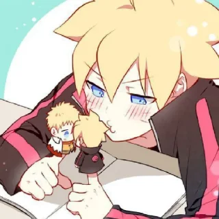 ☺️ emoji разные шипы Боруто Telegram sticker 12 of 21