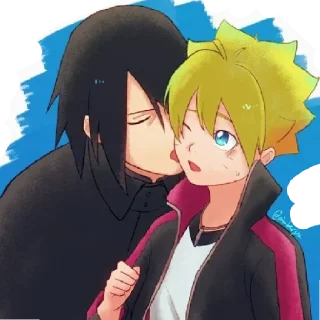 ☺️ emoji разные шипы Боруто Telegram sticker 15 of 21