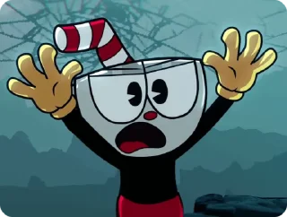 🌟 emoji Cuphead [Indie Cross] @SubSticks @fStikBot Telegram sticker 9 of 75