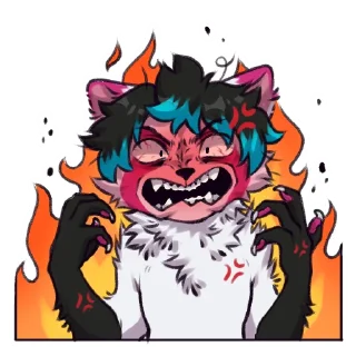 😡 emoji Vivid Telegram sticker 11 of 73