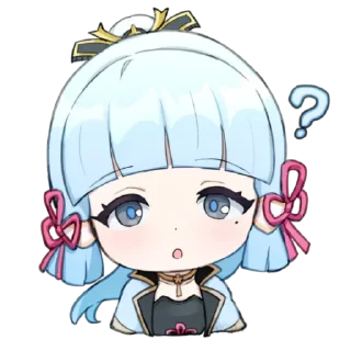 ❓ emoji Аяка by @tuchka_com Telegram sticker 10 of 120