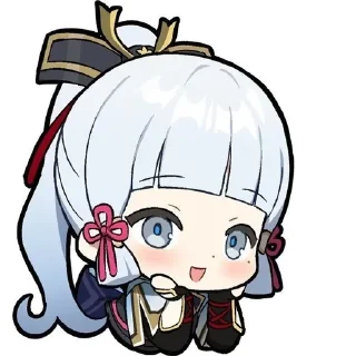 🌟 emoji 💗 ayaka 💗 @genshinfag229 Telegram sticker 23 of 50
