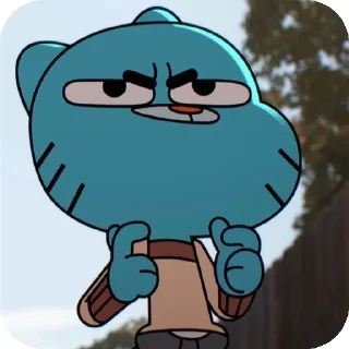 😏 emoji Gumball • @Earth928B Telegram sticker 20 of 45