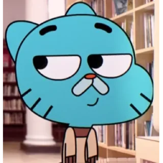 😶 emoji Gumball | Dyssal Telegram sticker 17 of 112