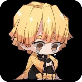 🌟 emoji zenitsu agatsuma~ Telegram sticker 11 of 17